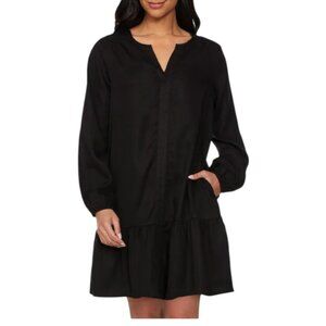 NEW Buffalo Long Sleeve Lyocell Dress | Black